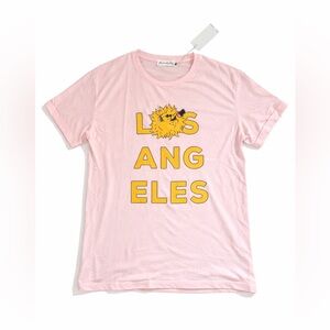 The Laundry Room Los Angeles Graphic Tee Pink M